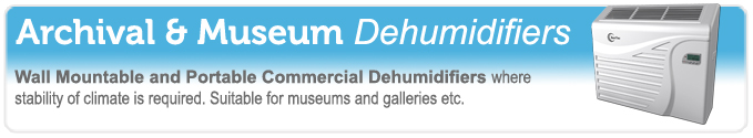 Archival Museum and Galleries dehumidifiers from Damp Solutions Australia